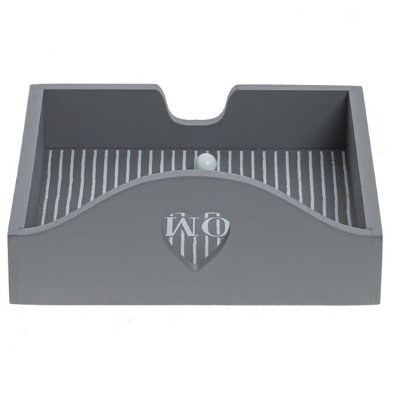 Салфетница, L19 W19 H7,5 см