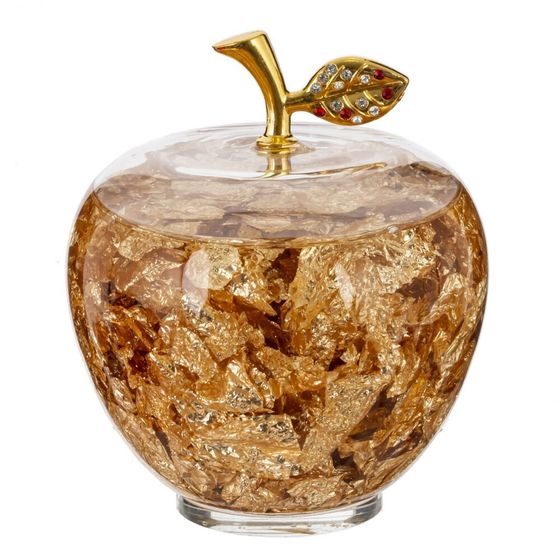 Фигурка декоративная "Яблоко", L8 W8 H9 см