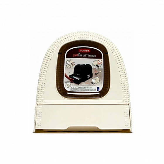 Туалет для кошек PET LIFE белый