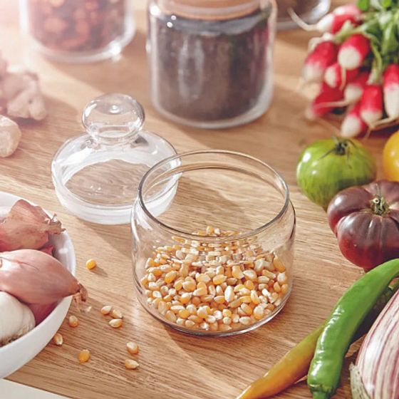 Банка для продуктов КЛУБ 0.5л с крышкой