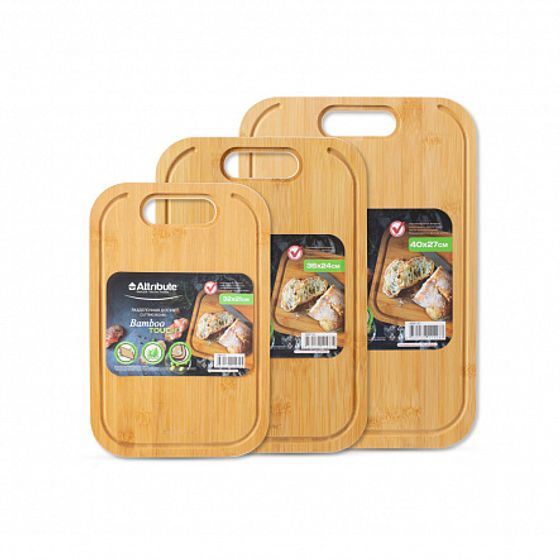 Разделочная доска BAMBOO TOUCH 40х27х1.5см