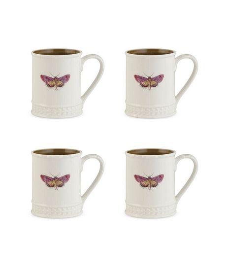 Botanic Garden Tankard Mug Set, 4 Piece