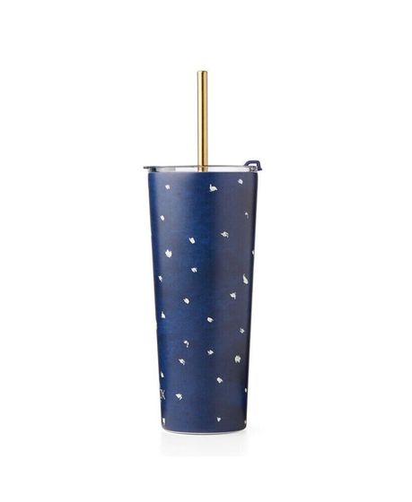 Blue Bay Stainless Steel Tumbler with Straw