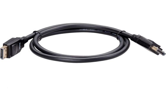 Кабель Vcom DisplayPort - DisplayPort 1м черный (CG651-1.0)