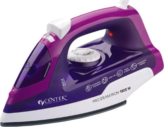 Утюг Centek CT-2348 1800Вт фиолетовый/белый/розовый