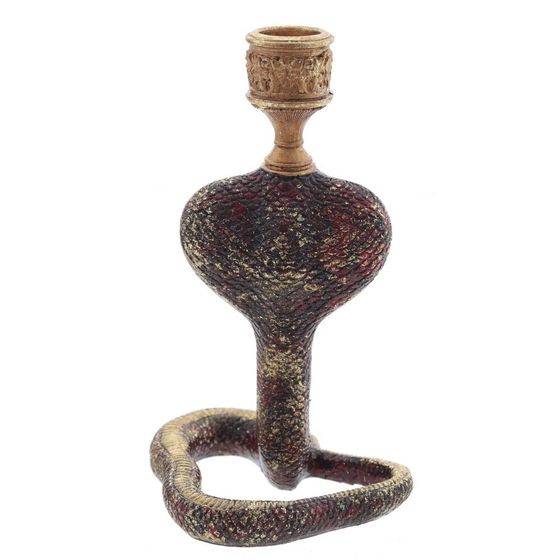Подсвечник &quot;Змея&quot;, L10 W10 H18 см, 2в.