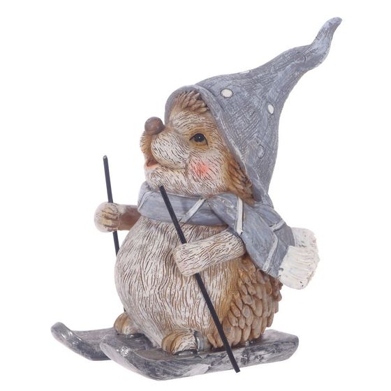 Фигурка декоративная &quot;Ежик&quot;, L7,5 W9 H12 см, 2в.