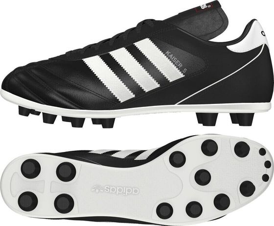 Футбольные бутсы Adidas Kaiser 5 League черные размер 46 2/3 (033201)