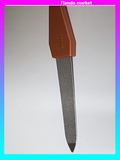 !09 Пилка алмазная(набор 2 штуки) 18 см. цвет ручки микс