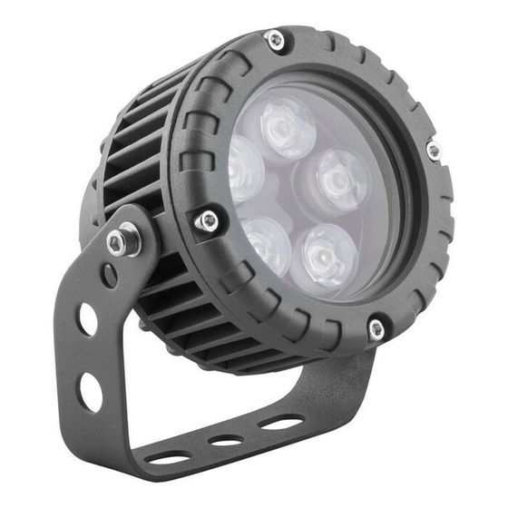 Прожектор ландшафтно-архитектурный Feron LL-882, IP65, LED, 5 Вт, 95х95х130 мм, цвет металлик