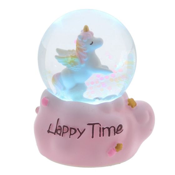 Фигурка декоративная &quot;Лошадка&quot; в стекл шаре (подсвет, 3xДR41), D4.5 см, Д5,5 Ш5 В7 см, 4в.