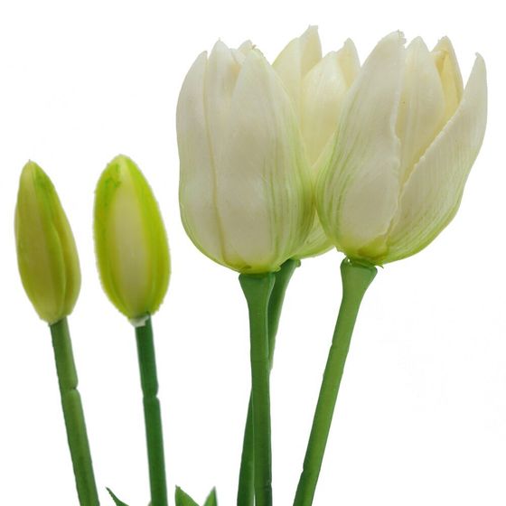 Цветы искусственные &quot;Букет Тюльпанов&quot; (Real Touch), L9 W9 H44 см