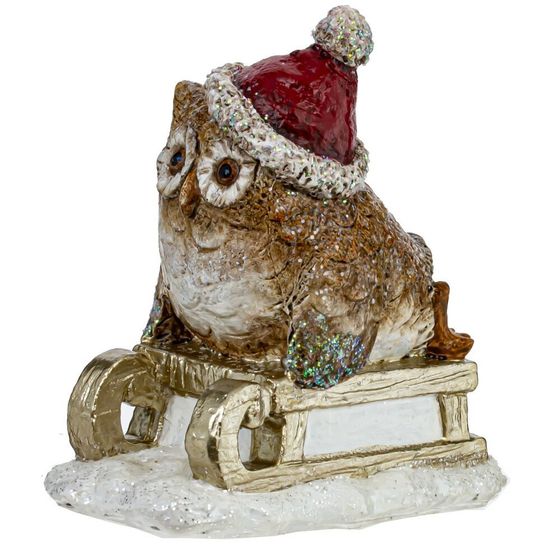 Фигурка декоративная &quot;Сова&quot;, L8 W5,5 H7,5 см, 2в.