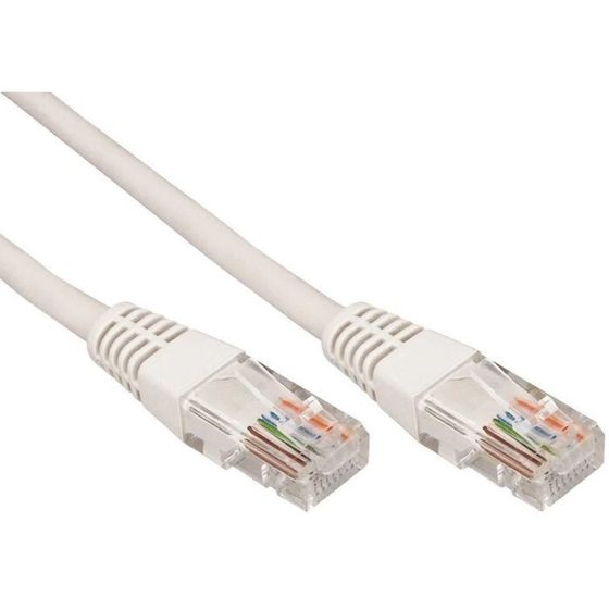 Патч-корд Rexant 18-1001, U/UTP, RJ-45(m)-RJ-45(m), ПВХ, 0.5 м, серый