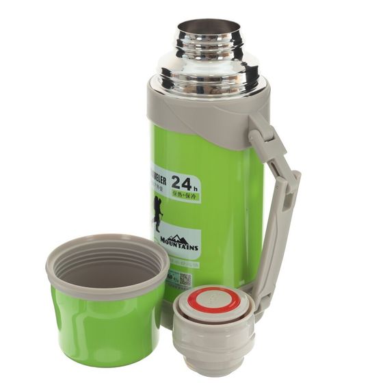 Термос, 800 мл, L14 W10 H27 см, дизайн микс