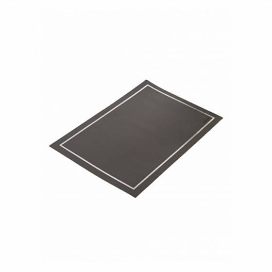 Сервировочная салфетка с каймой 45х30см серая