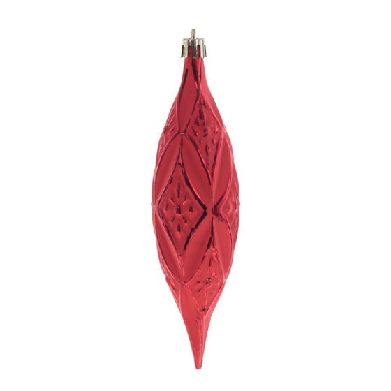 Набор из 12шт Украшение новогоднее "Капля", L4 W4 H15 см