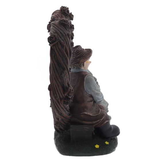 Фигурка декоративная "Бабушка с дедушкой", L18 W9,5 H18 см, 2в.