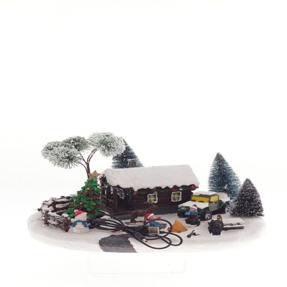 Фигурка декоративная &quot;Рождество&quot; (4 мелодии, подсвет, движ, 3xAA н/п, +USB), L31 W19 H1