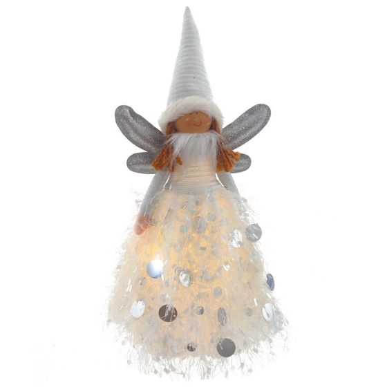 Игрушка набивная &quot;Фея&quot; с подсвет (3xAA, н/п), L15 W8 H32/22 см, 2в.