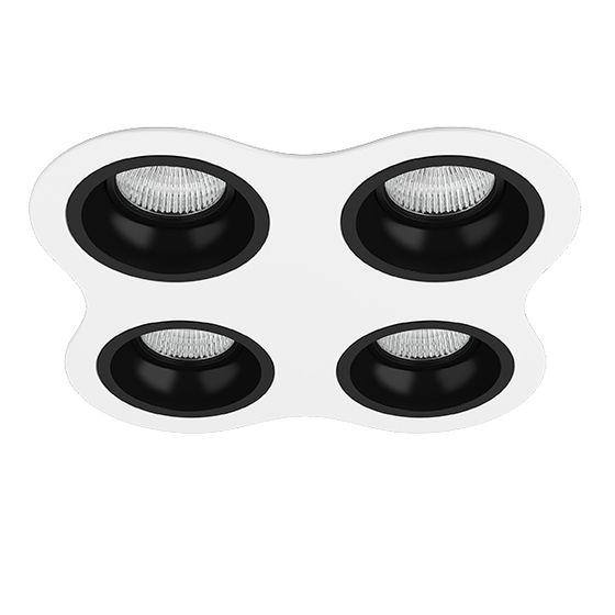 D64607070707 Светильник DOMINO ROUND МR16 (214646+214607+214607+214607+214607)