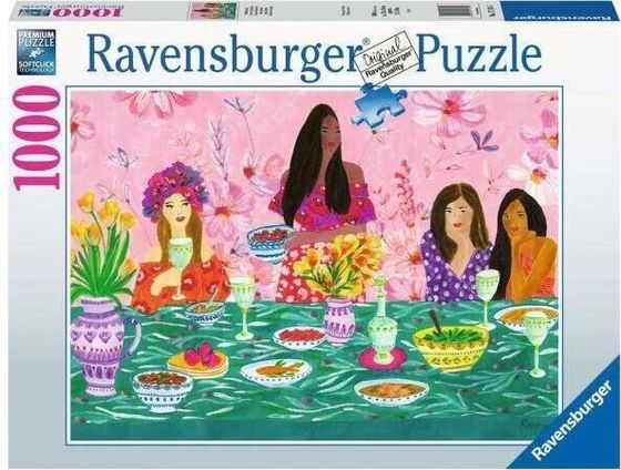 Ravensburger Puzzle 1000el Dziewczyńskie śniadanie 171316 RAVENSBURGER p5