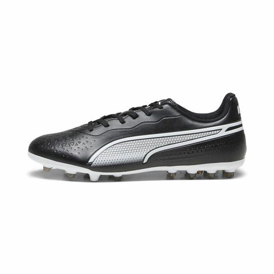Футбольные бутсы для взрослых с чипами Puma King Match MG Black