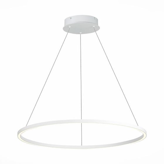 Светильник подвесной St Luce. ST605.543.34. 1х34 Вт, LED, 4000K, 2210 Lm, 60х60 см, цвет белый