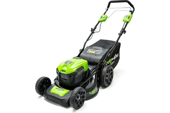 Газонокосилка аккумуляторная GreenWorks GD40LM46SP 40V 46см без АКБ 4Ач и ЗУ (2506807UB)