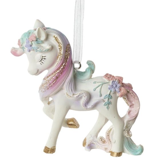 Фигурка декоративная подвесная &quot;Лошадка&quot;, L7,5 W2 H8 см