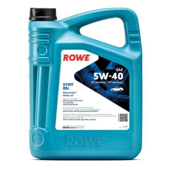 Масло моторное Rowe 5/40 Hightec Synt RSI A3/B4,API SN, синтетическое, 4 л