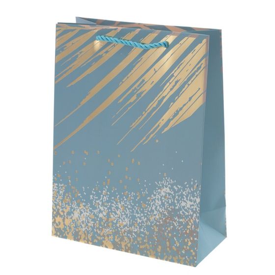 Пакет подарочный (бумага 210г/м2, блок микс 12шт), L18 W9 H24 см, 4в.