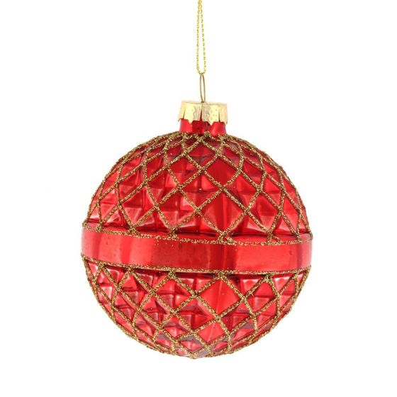 Украшение новогоднее Шар &quot;Веселые ребята в красном&quot;, D 8 см, L8W8H8см