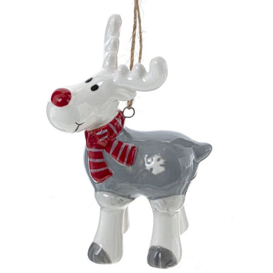 Фигурка декоративная подвесная &quot;Олень&quot;, L5 W3,5 H8,5 см, 2в.