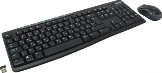 Клавиатура+мышь Logitech MK270 беспроводной черный