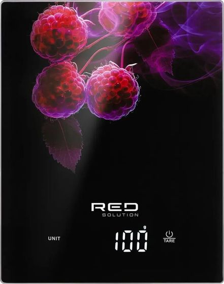 Весы кухонные Red Solution S728 10кг черный/нейромалина
