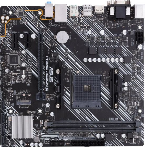 Материнская плата Asus PRIME A520M-E/CSM Soc-AM4 AMD A520 2xDDR4 mATX