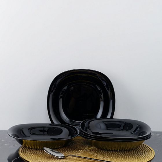 Тарелка суповая НЬЮ КАРИН черная 21см