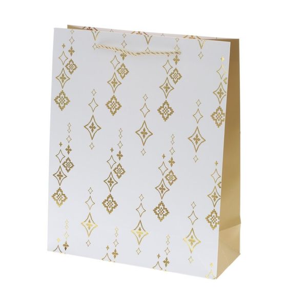 Пакет подарочный (бумага 210г/м2, блок микс 12шт), L26 W10 H32 см, 4в.