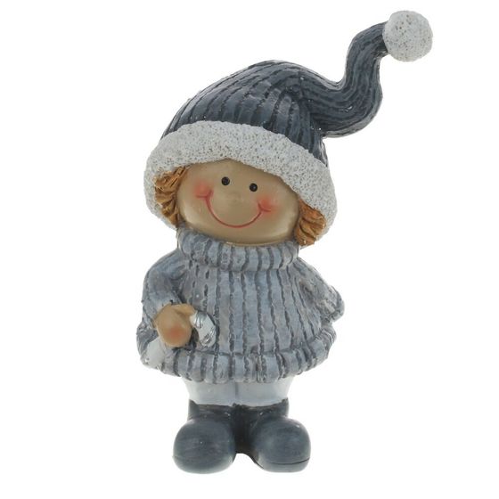 Фигурка декоративная &quot;Девочка&quot;, L6 W4,5 H10 см, 2в.
