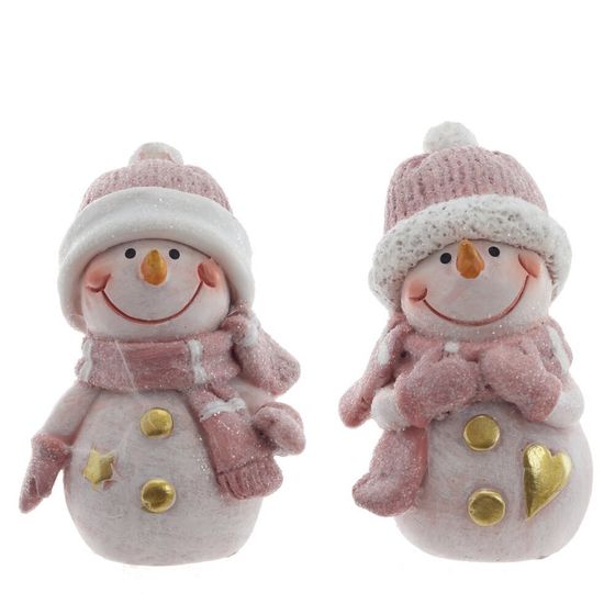 Фигурка декоративная &quot;Снеговик&quot;, L4 W4 H5,5 см, 2в.