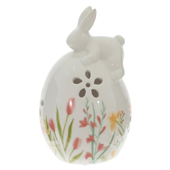 Фигурка декоративная &quot;Заяц на яйце&quot;, L9 W9 H15 см