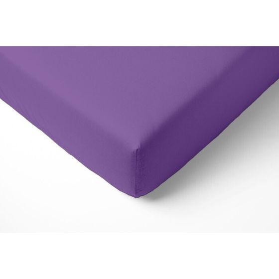 Простыня Fine Line, размер 200х200х20 см, цвет фиолетовый