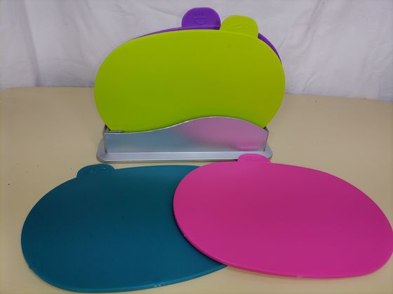 !09 Набор разделочных досок на подставке "Овал" 4 шт.