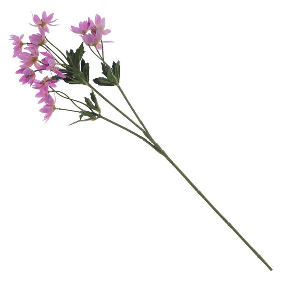 Цветок искусственный &quot;Хризантема кустовая&quot;, L13 W6 H66 см