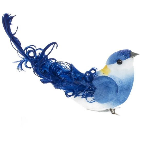 Изделие декоративное &quot;Птичка&quot;, L12 W4 H5,5 см, 2в.