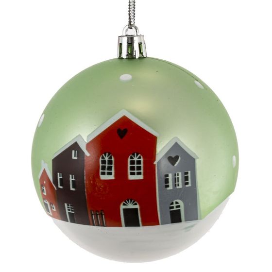 Набор из 12 шт: Украшение новогоднее &quot;Шар&quot;, L35 W27 H9 см