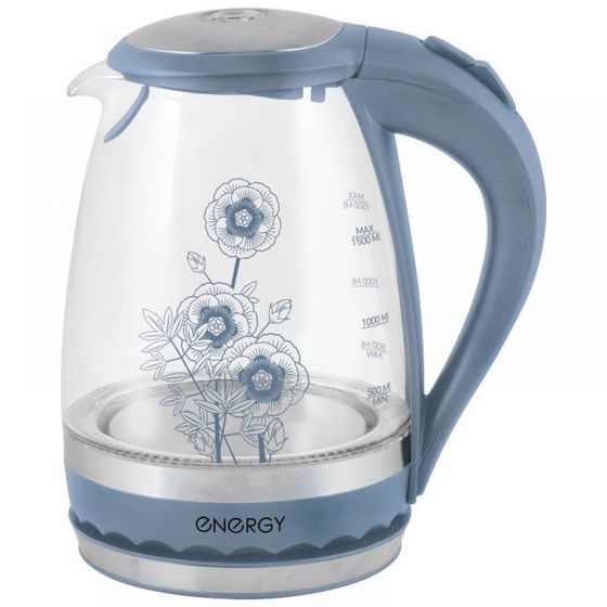 Чайник электрический Energy Е-279 1,5л 2200Вт синий