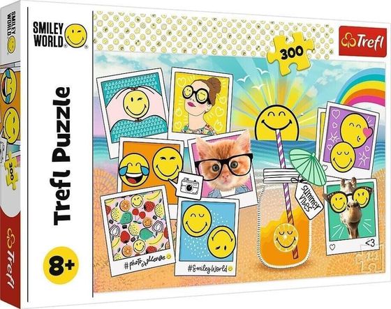 Trefl Puzzle 300 Смайлик на отдыхе TREFL