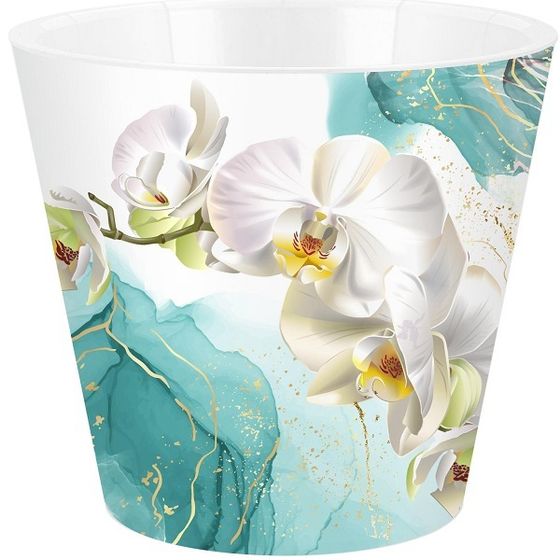 Горшок для цветов London Orchid Deco D160мм/1,6л голубая орхидея